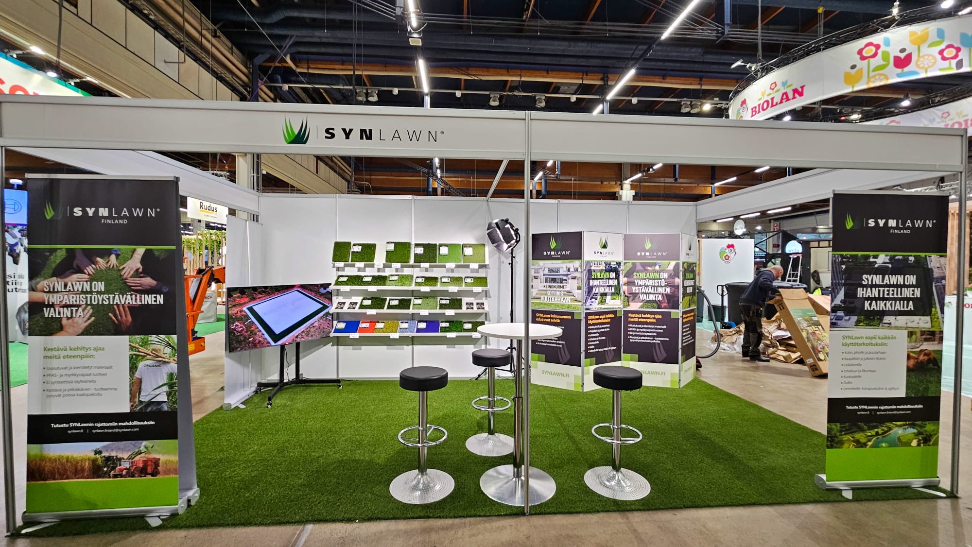 SYNLawn Finland at the Spring Garden Fair 2025 (Kevätmessut) in Helsinki