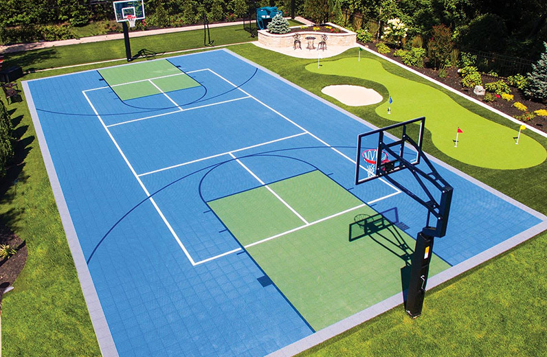 image of basketball court