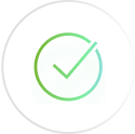 green V sign