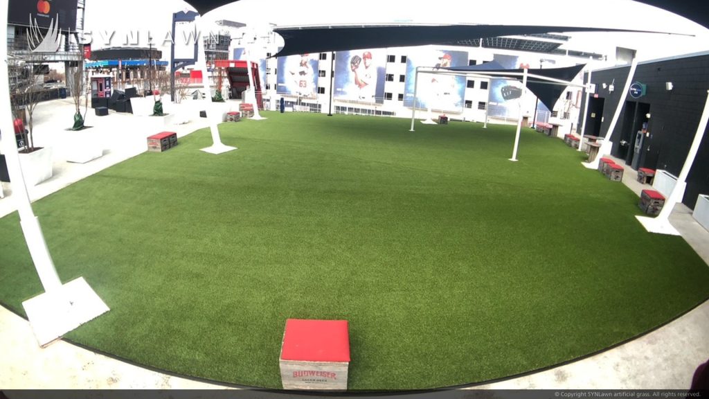 image of artificial grass at National Park Beer Garden