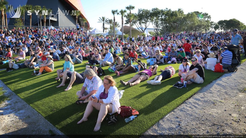 image of SYNLawn artificial grass at the Kennedy Space Center