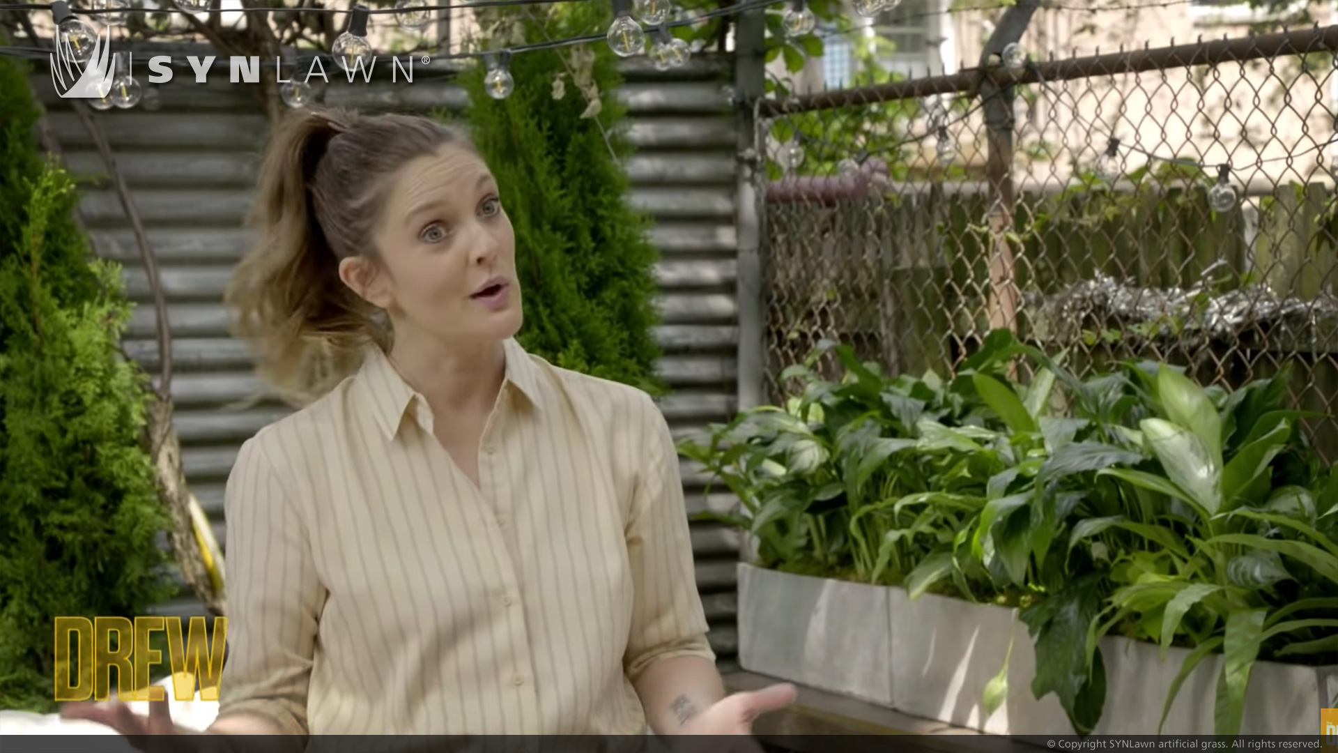 SYNLawn NY Donates Backyard Makeover on The Drew Barrymore Show
