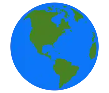 circle earth icon