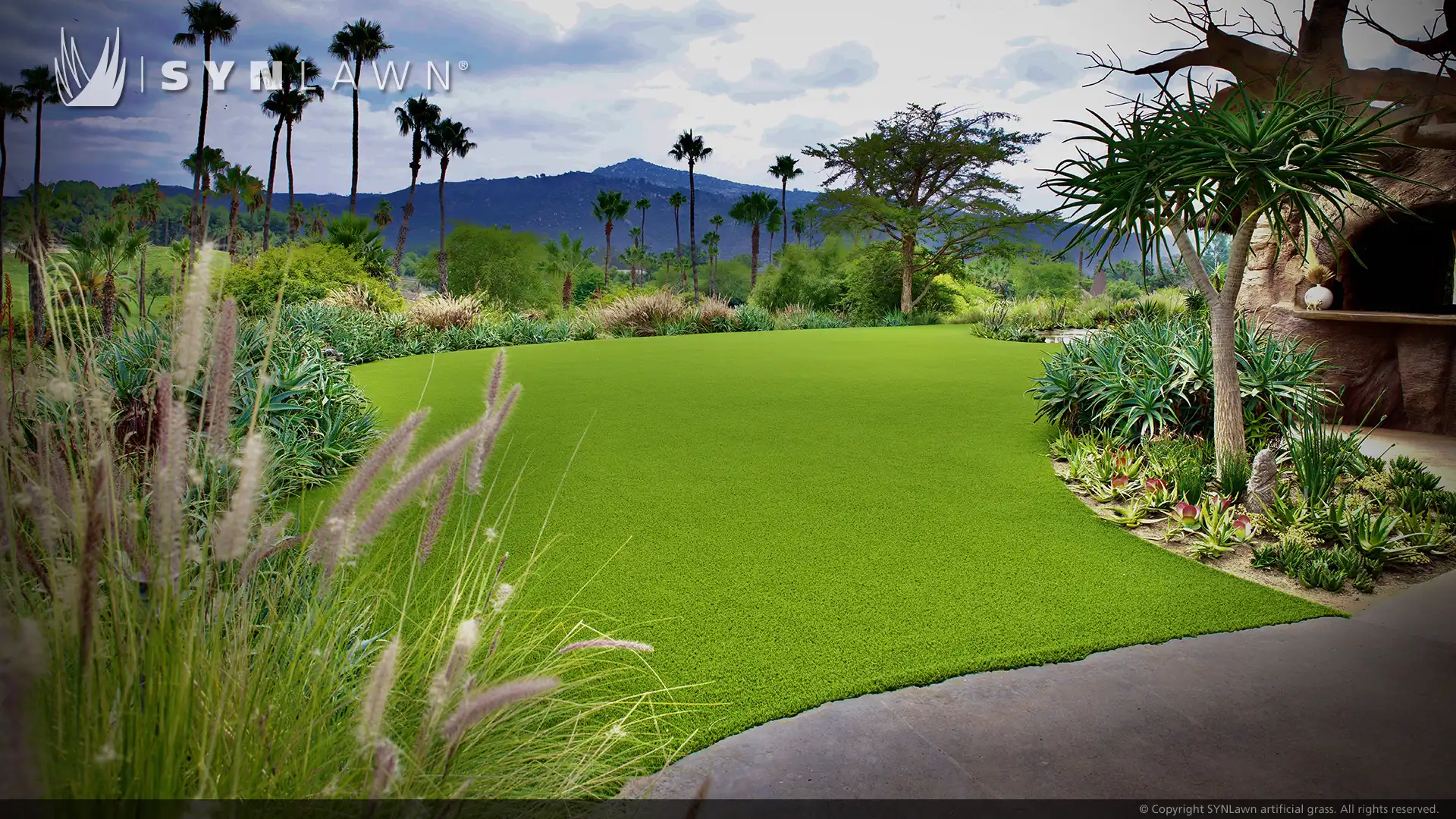 image of the watering hole at Kijamii overlook San Diego Zoo restaurant