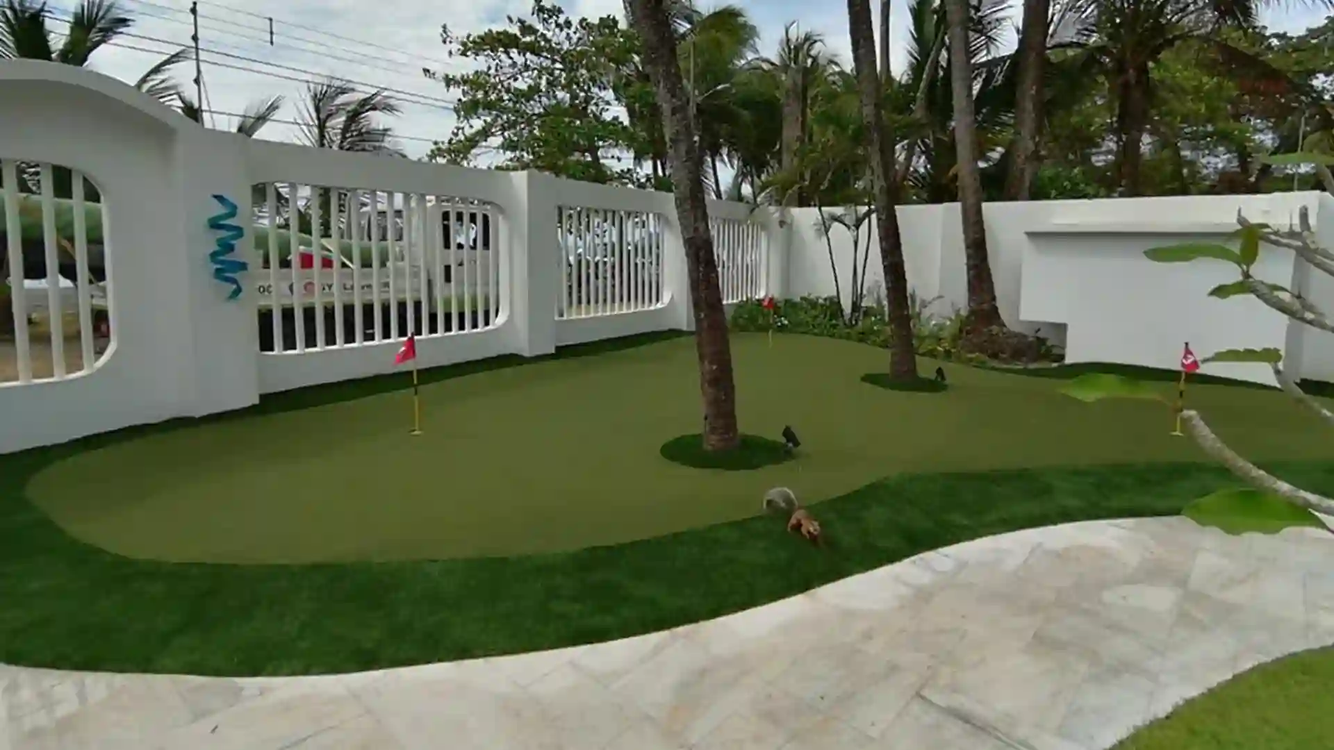 image of syn lawn artificial grass oceanside putting green in Jaco Costa Rica